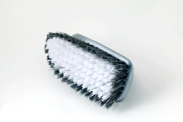 Gray manual cleaning brush
