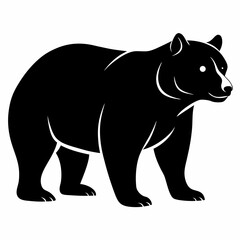 black bear silhouette