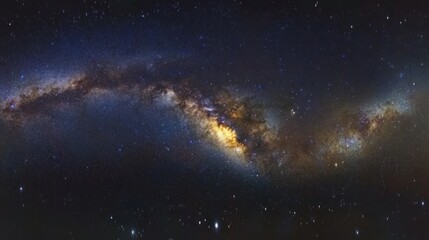Fototapeta premium A vast expanse of the night sky, showcasing the Milky Way