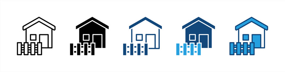 Home icon sheet multiple style collection