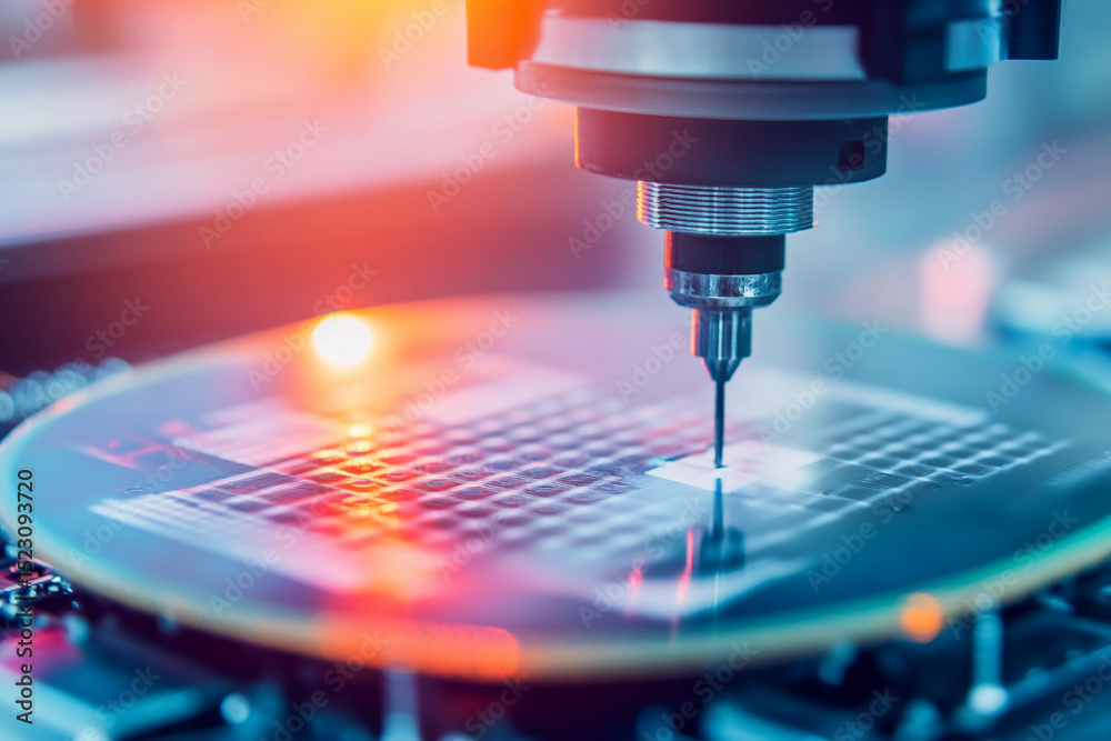 Fototapete Precision tool performing intricate tasks in a laboratory setting Generative AI
