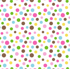 seamless polka dots pattern
