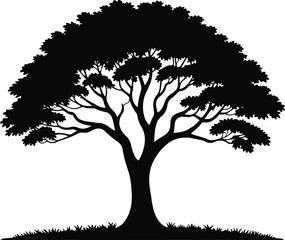 Tree Silhouette Vector Art