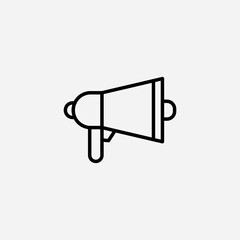 Megaphone set icon,sign,symbol,pictogram isolated