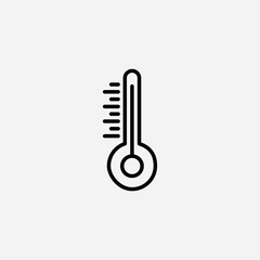 Temperature set icon,sign,symbol,pictogram isolated