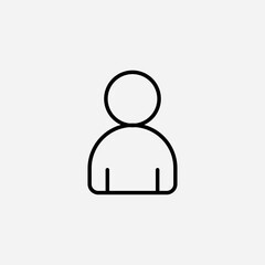 Profile set icon,sign,symbol,pictogram isolated