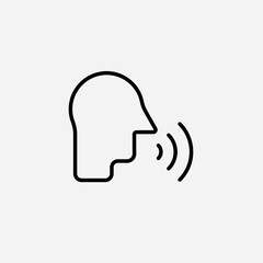 Voice set icon,sign,symbol,pictogram isolated