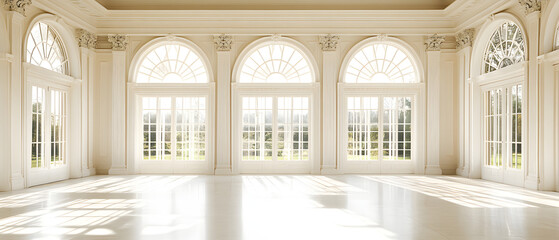 white mansion ballroom backdrop interior of a room with windows luxury decor elegant mansion perfect for wedding photography