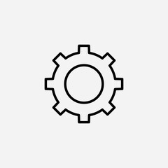 Settings set icon,sign,symbol,pictogram isolated