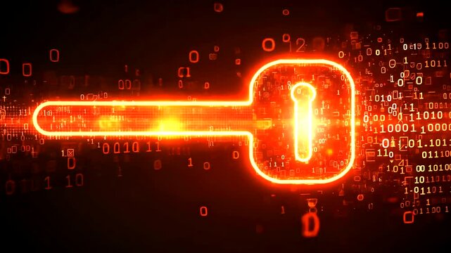 Digital Key with Binary Data Stream