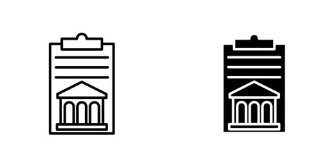 Policy icon, Insurance policy Icon. contract sign. Insurance policy symbol color editable