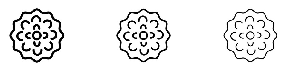 Massage ball icons for web site, mobile application. Logo illustration. © Vince