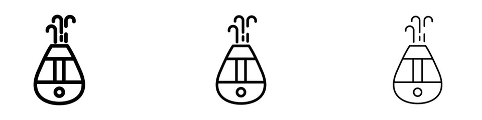 Humidifier icons for web site, mobile application. Logo illustration.
