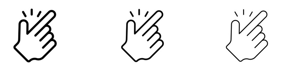 Easy icons for web site, mobile application. Logo illustration.