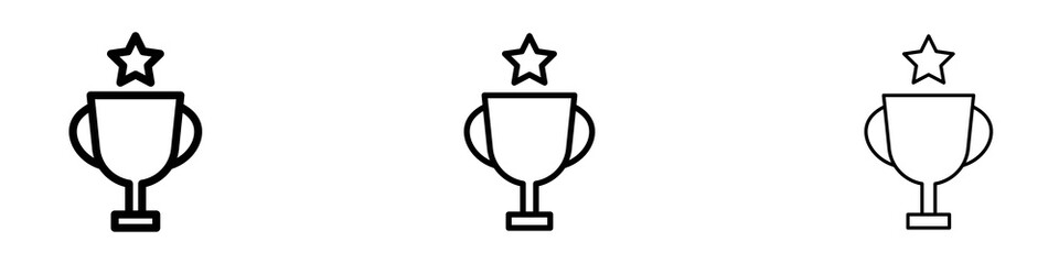Bug icons. Thin linear graphic pictogram for website