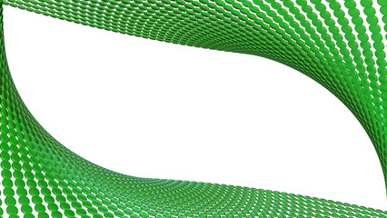 Abstract repeat geometry wave background. 3d rendering.	