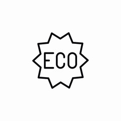 eco friendly icon sign vector
