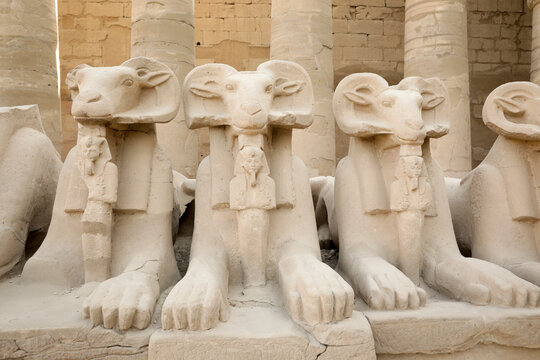 Luxor, Egypt. The Temple of Karnak at Luxor