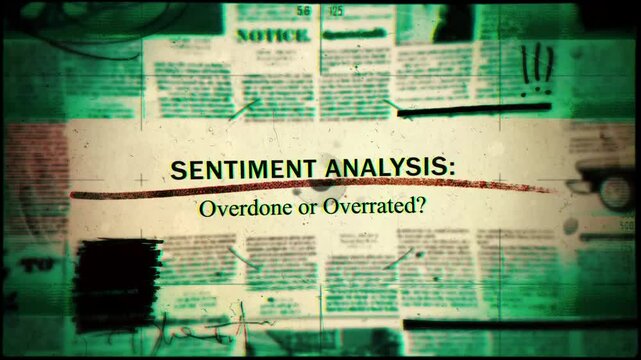 Sentiment Analysis Overdone or Overrated Newspaper Style Headline Titles