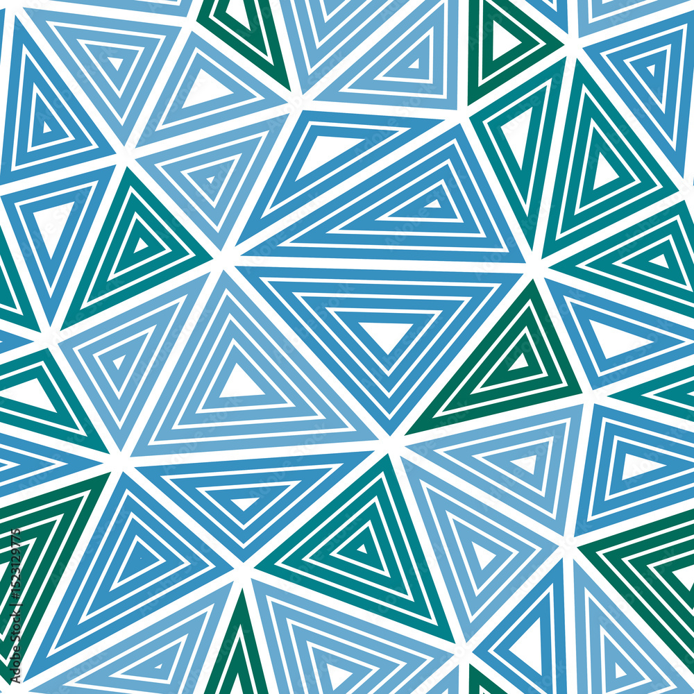 Poster abstract mosaic background. big triangles size. multiple repeated inner triangles. multiple colors s
