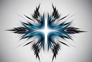 Obraz premium Visual stylish and bright effect beautiful shapes explosion flash display of light erupts with dynamic energy, showing a filterkaleidoscope of colors in a visually stunning, digital illustration.