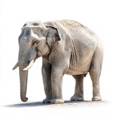 Obraz premium Majestic Elephants. Exploring Endangered Giants in Africa and Asia's Wildlife Safari Habitats