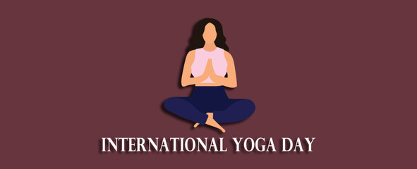 women in yoga pose vector