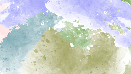 Hand painted alcohol ink design with watercolor textures and shimmering gold glitter background