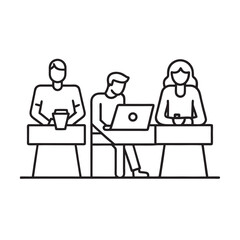 Team Collaboration Among Office Workers