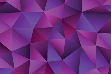 Polygonal rainbow mosaic background. Abstract low poly vector illustration. Triangular pattern in halftone style. Template geometric business design with triangle for poster, banner, card, flyer.