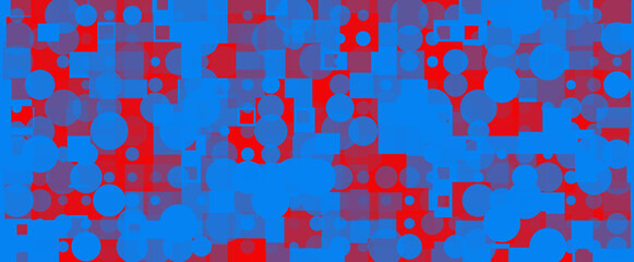 Abstract Red, Blue, and Purple Shapes SVG Vector