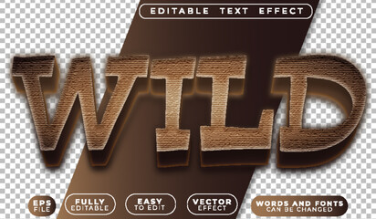  Wild Safari Offroad Adventure Nature Jeep Editable Vector Text File