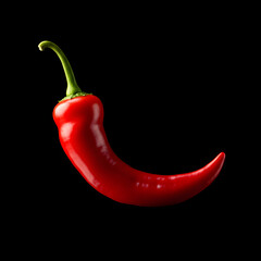 Vibrant Red Chili Pepper: Spicy Food Photography, Culinary Ingredient
