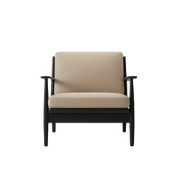 Lounge chair isolated on white background 