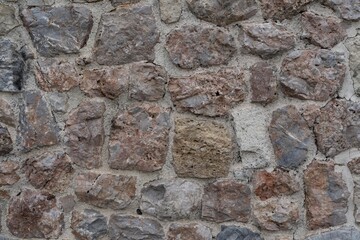 Old Rough Stone Wall Texture – Natural Masonry Background for Architectural Design