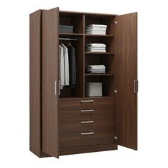 wardrobe isolated on white background