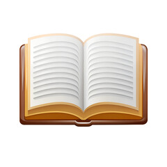 Fototapeta premium Dictionary Icon isolated on transparent background