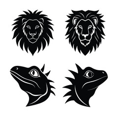 Animal head bundle design 