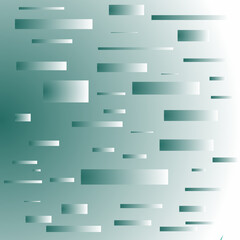 Abstract Composition of Gradient Rectangles in Teal