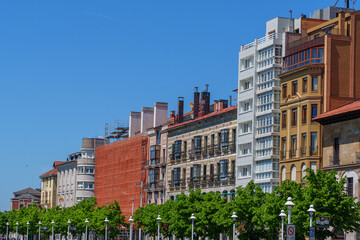 Die Hafenstadt Gijon in Spanien