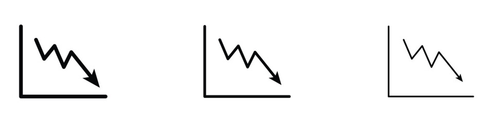 Reduction chart icon