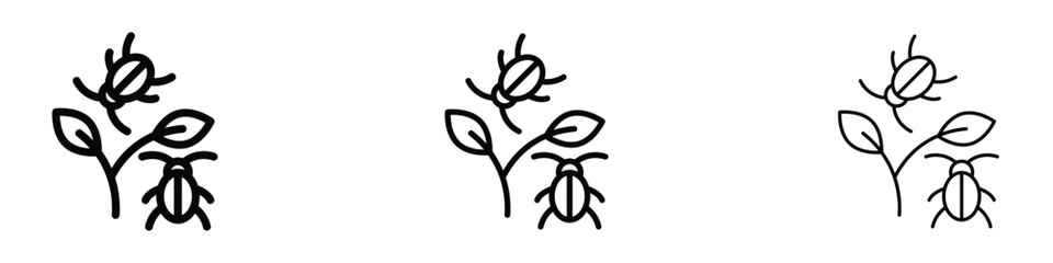 Obraz premium Pest plant icon