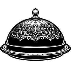 christmas bell on white background