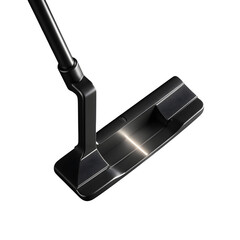 Sleek Black Golf Putter Design Modern Sports Equipment Professional Golfing Accessory