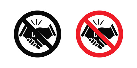 No handshake sign