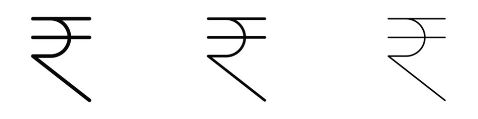 Indian rupee icon