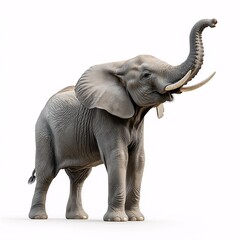 Obraz premium Majestic African Elephant. Wildlife Photography of a Gentle Giant in its Natural Habitat