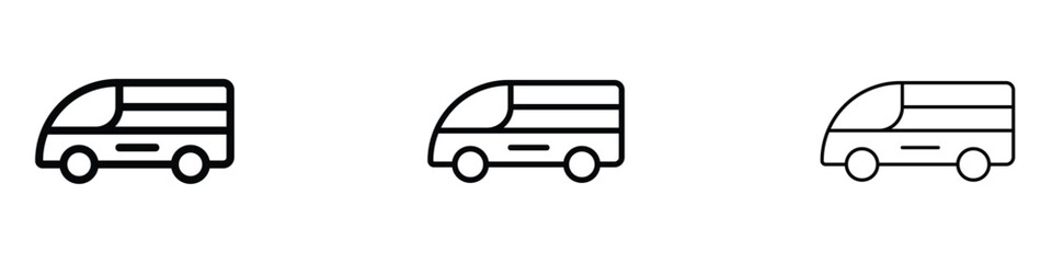 Bus coach icon