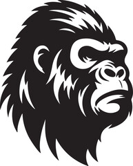 Fototapeta premium Gorilla Mascot Logo Design | Powerful Animal Vector Illustration