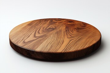 Circular Wooden Cutting Board. Rustic Chic for Kitchen Elegance & Sustainable Craftsmanship